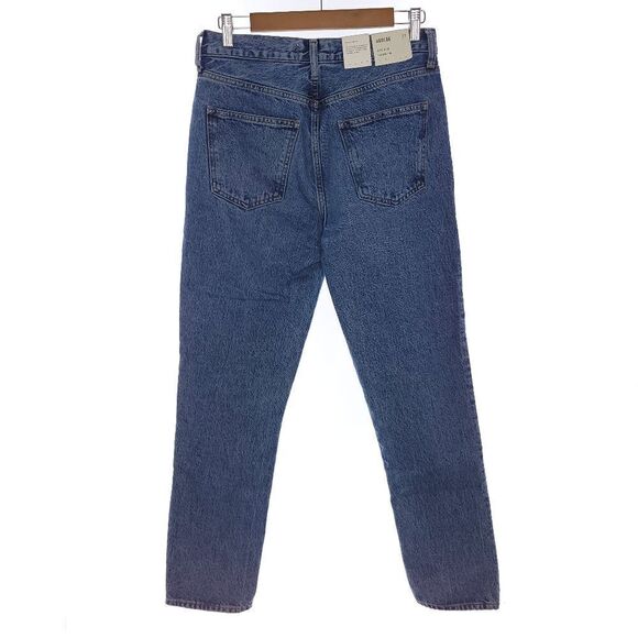 Agolde Lyle Low Rise Slim Rigid Blue Method Denim Jeans Womens 27 - Picture 3 of 13